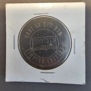 1994 IHOP - 100% Slid Steel LE Big Hopper Silver Token - "Made in the USA"